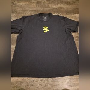 Adidas mens skateboard tee shirt curb size 2XL grey/yellow
